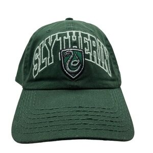 Harry Potter Slytherin Embroidered Baseball Hat Cap Adult Wizarding World